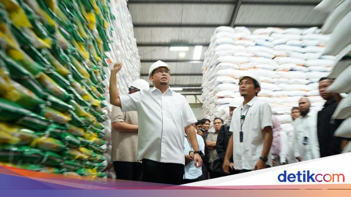 Andre Rosiade Tinjau Gudang Bulog Sumbar, Stok Beras Aman hingga 2027