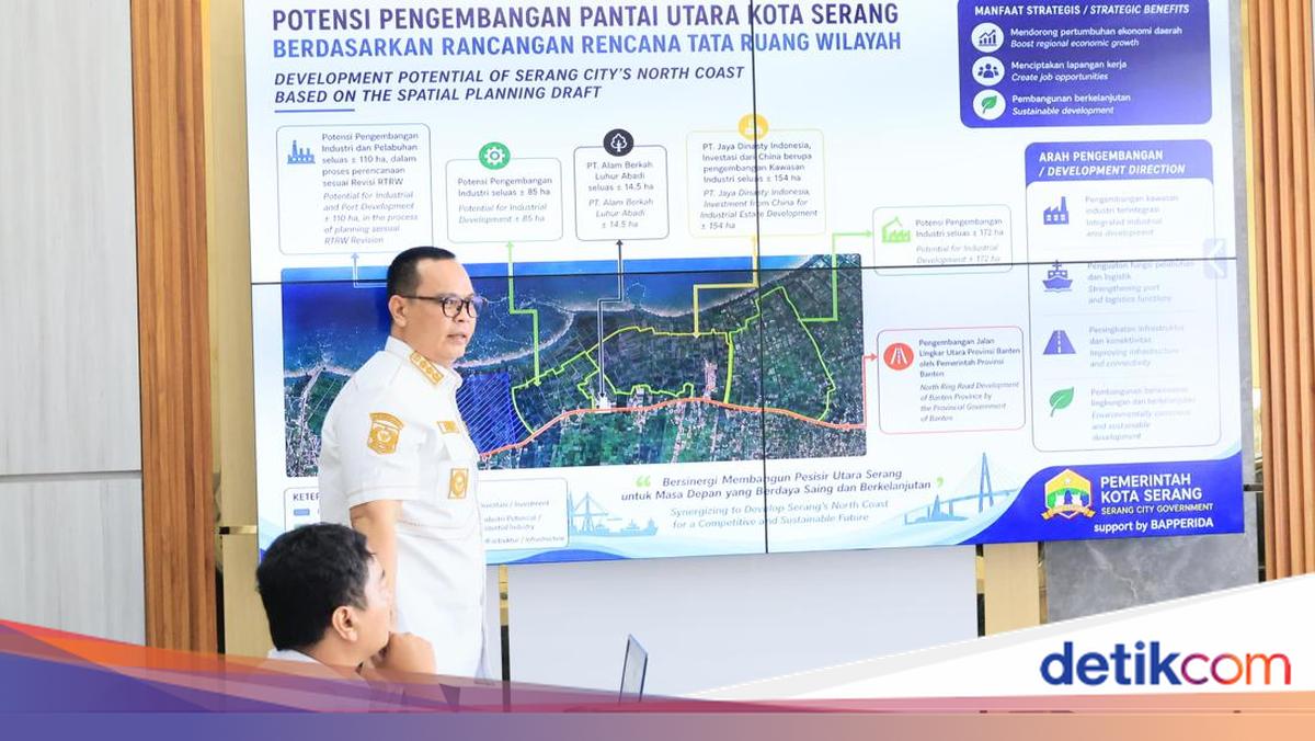 Lobi Pemerintah Pusat, Walkot Serang Usul Bangun Pulau Buatan-Tanggul Laut