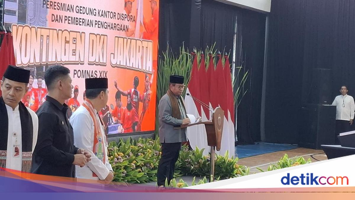 Pramono Resmikan Gedung Dispora DKI, Minta Atlet Totalitas Hadapi PON