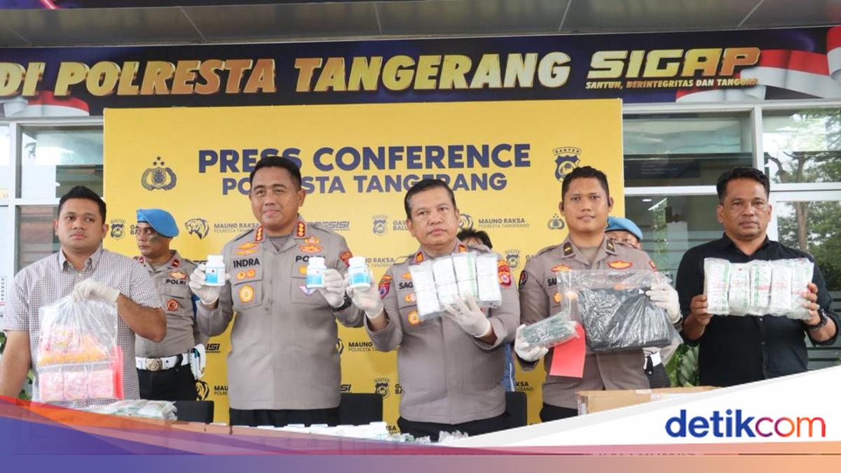 Polisi Tangkap Bandar Obat Keras Ilegal di Tangerang, 37 Ribu Tramadol Disita