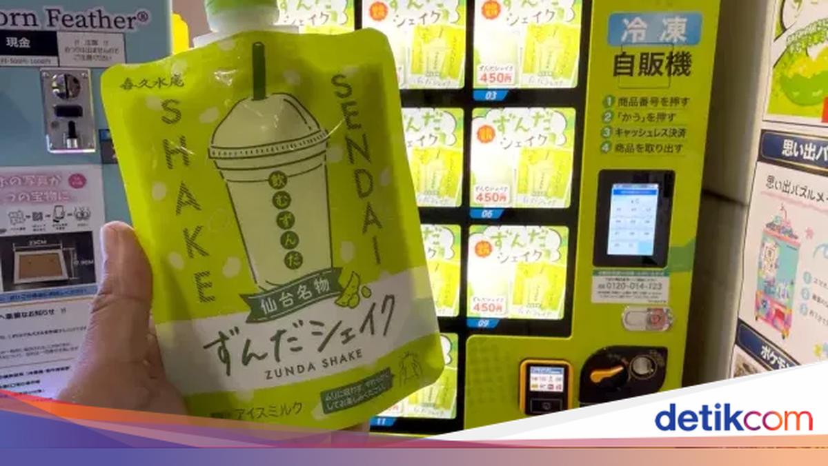 Unik! Vending Machine Ini Jual Milkshake Favorit Samurai di Jepang