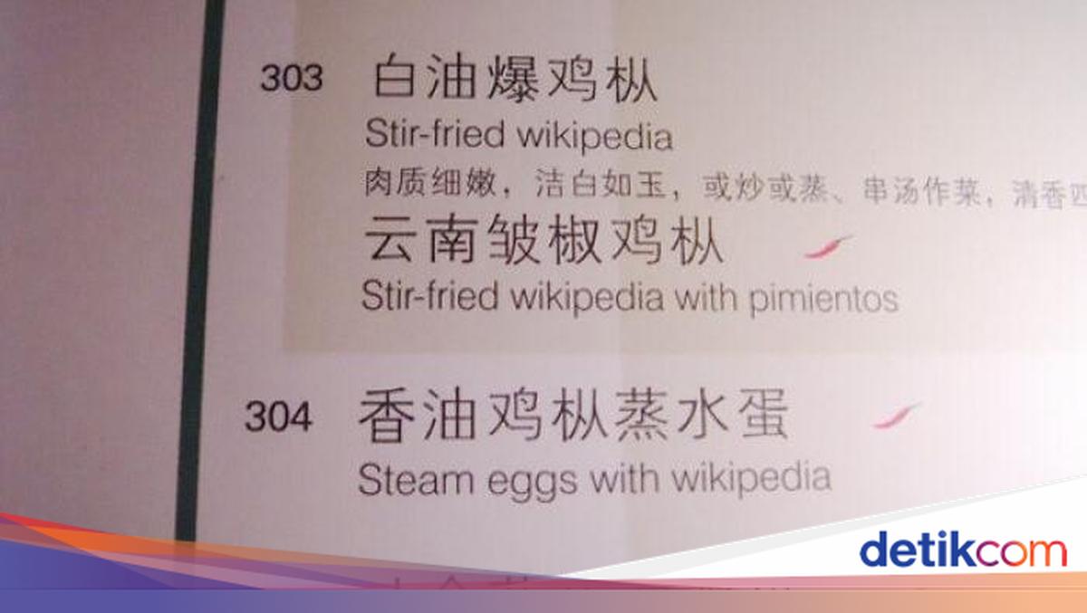 Deretan Menu Restoran Absurd Gegara Salah Desain dan Terjemahan
