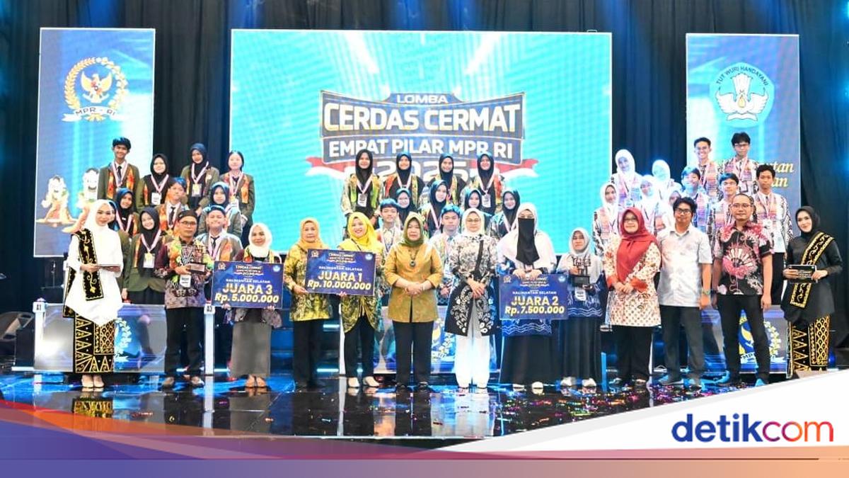 SMAN 7 Banjarmasin Juara Lomba Cerdas Cermat Empat Pilar MPR RI di Kalsel