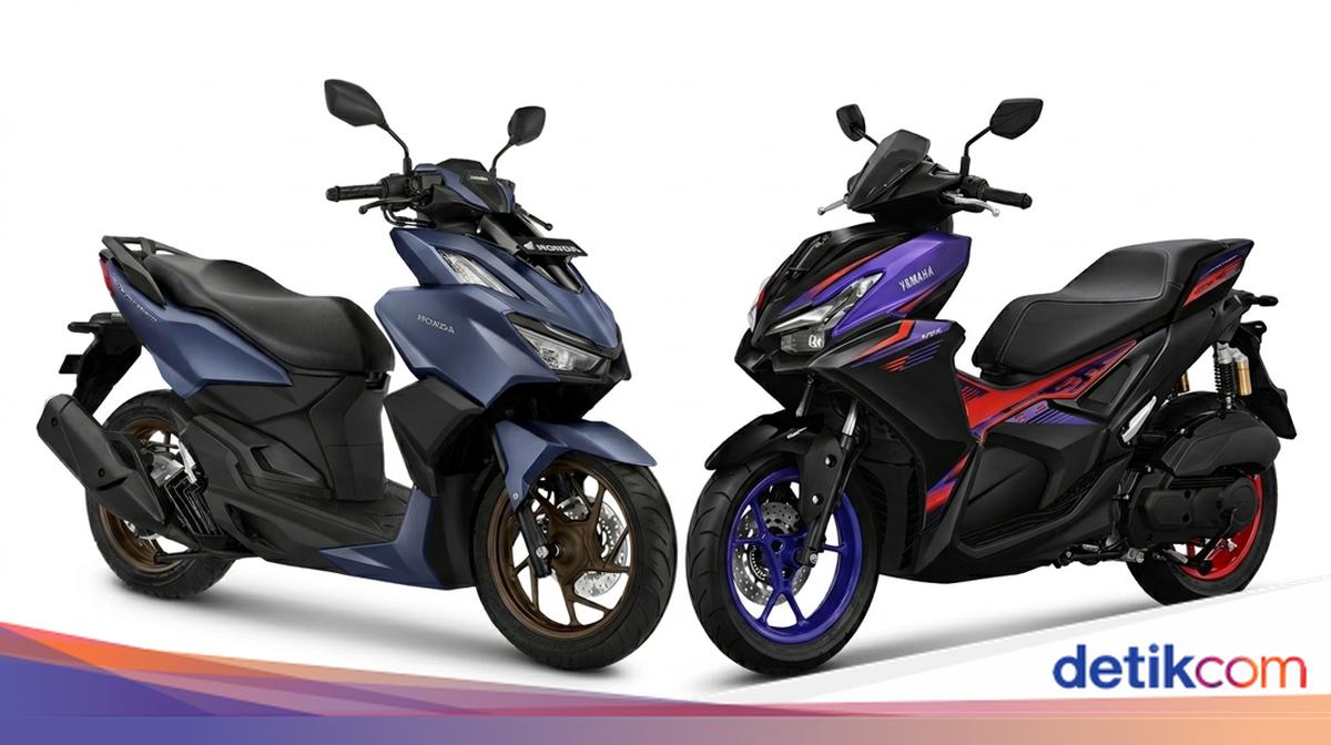 Harga Honda Vario dan Yamaha Aerox Mei 2026
