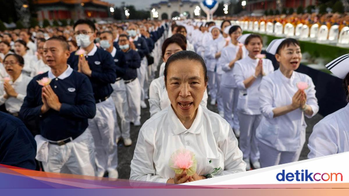 Tzu Chi Gelar Ritual Pemandian Buddha di Taipei