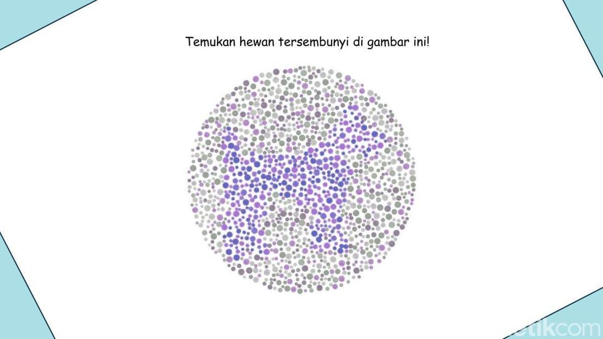 Kalau Tidak Buta Warna, Pasti Mudah Tebak Hewan yang 'Sembunyi' di Pola Random Ini