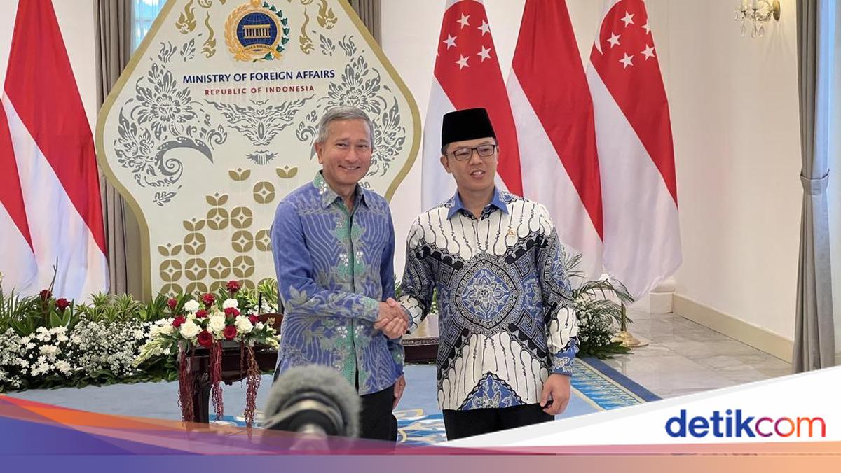 Sugiono Bertemu Menlu Singapura, Bahas Kerja Sama Energi hingga Industri