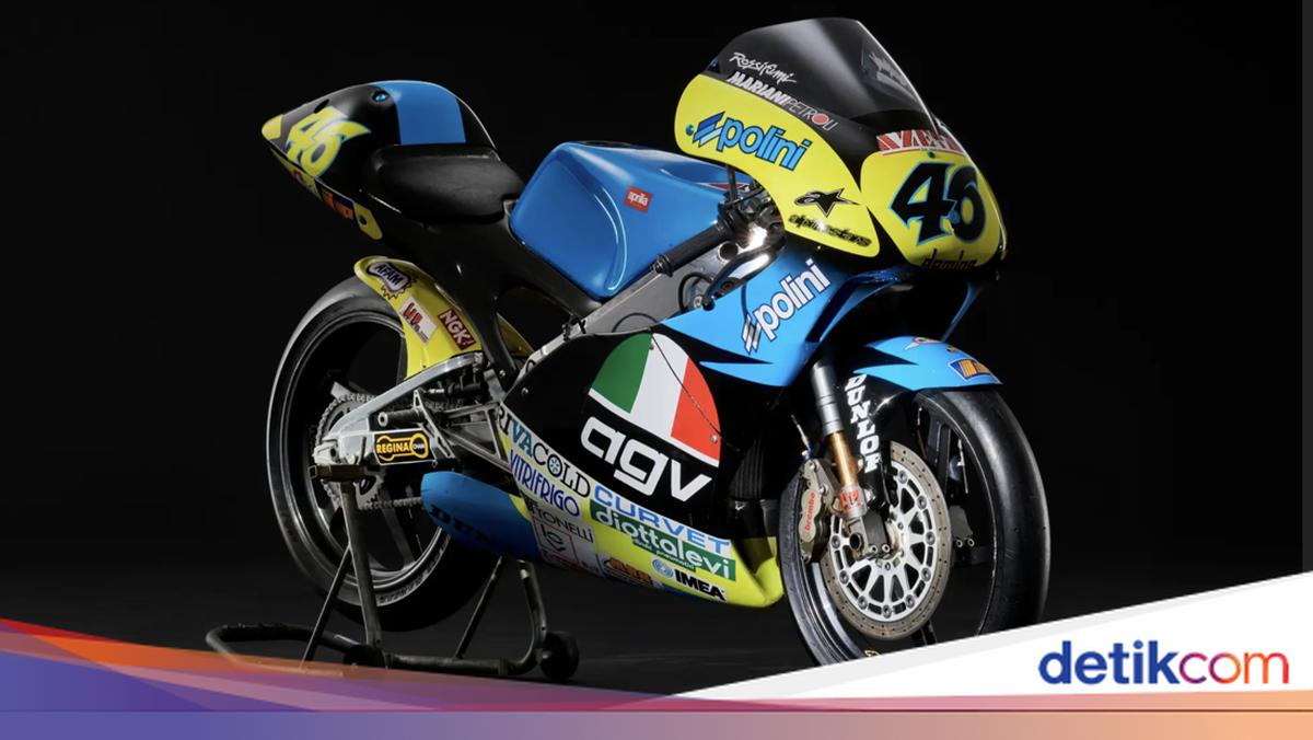 Motor yang Pernah Dipakai Rossi Balapan di Sentul Dilelang