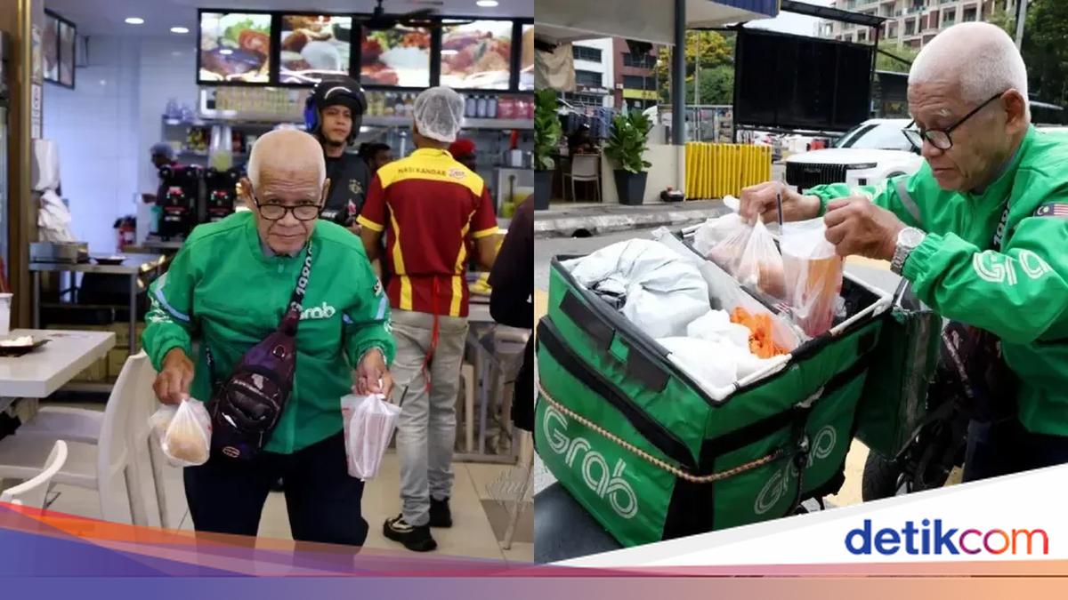 Kisah Haru 'Atok Grab', Kakek 71 Tahun yang Masih Giat Antar Makanan
