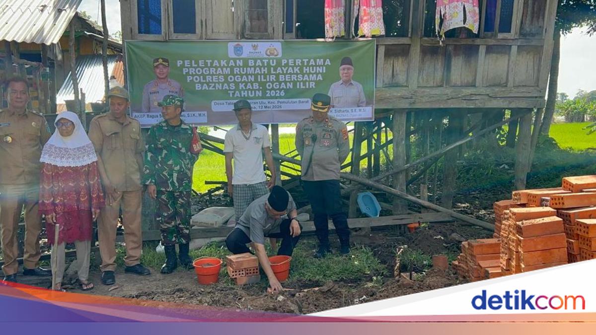 Polda Sumsel Bedah Rumah Warga Prasejahtera di Ogan Ilir