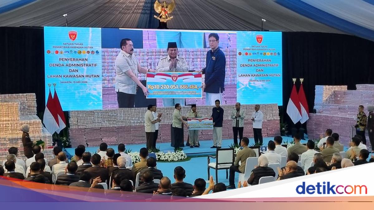 Prabowo Senang Hadiri Acara Penyerahan Duit Sitaan ke Kas Negara