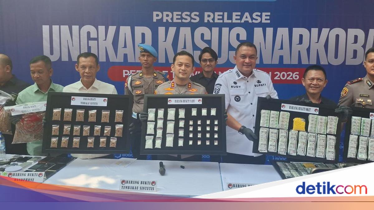 Polres Bogor Bongkar 113 Kasus Narkoba Sejak Januari, Tangkap 155 Tersangka