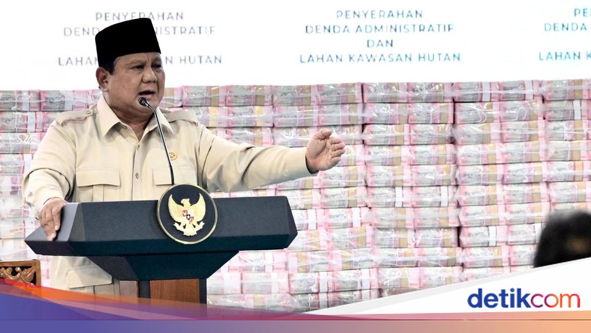 Senyuman Prabowo Senang Lihat Duit Koruptor Dirampas Lagi
