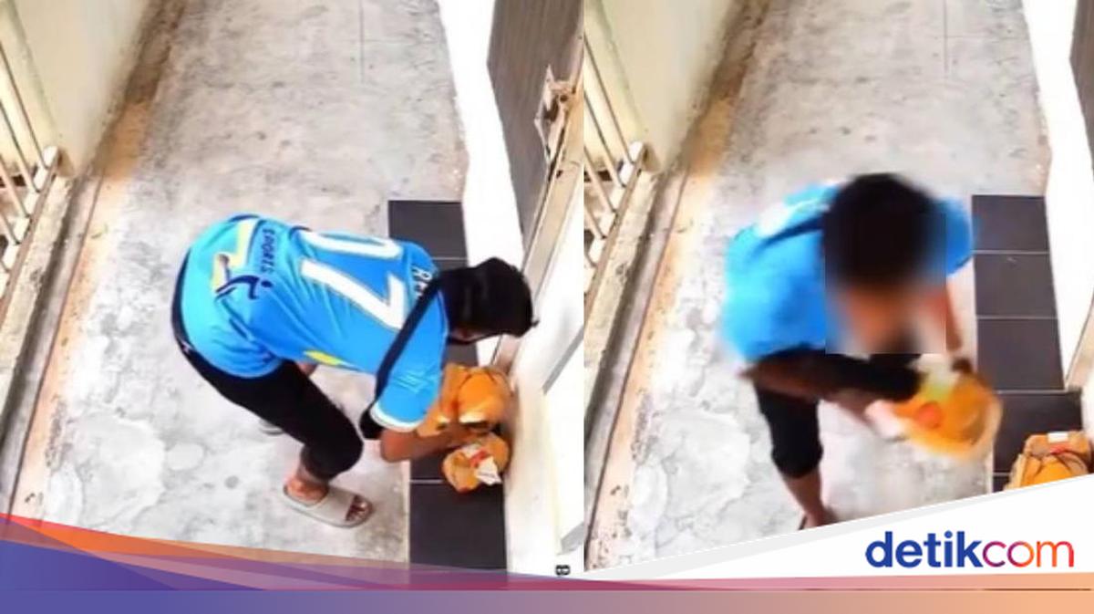 Aksi Kurir Curi Makanan Pelanggan Viral, Alasannya Bikin Netizen Heboh