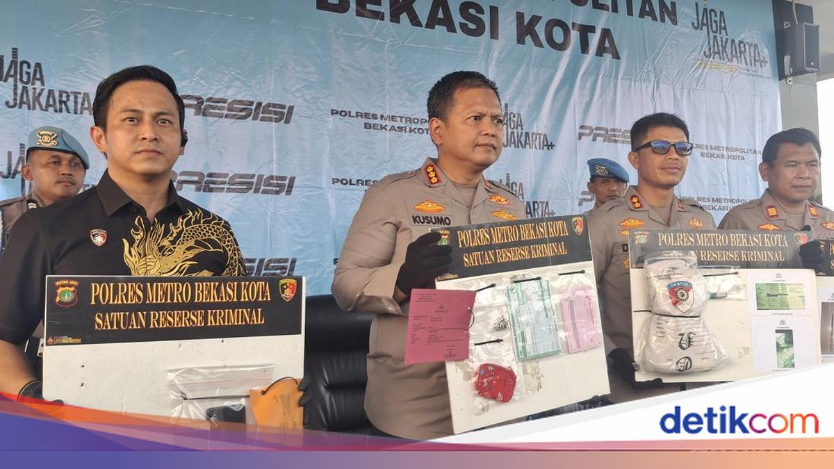 Maling Motor di Bekasi Modus Tuduh Korban Pemukulan Ditangkap