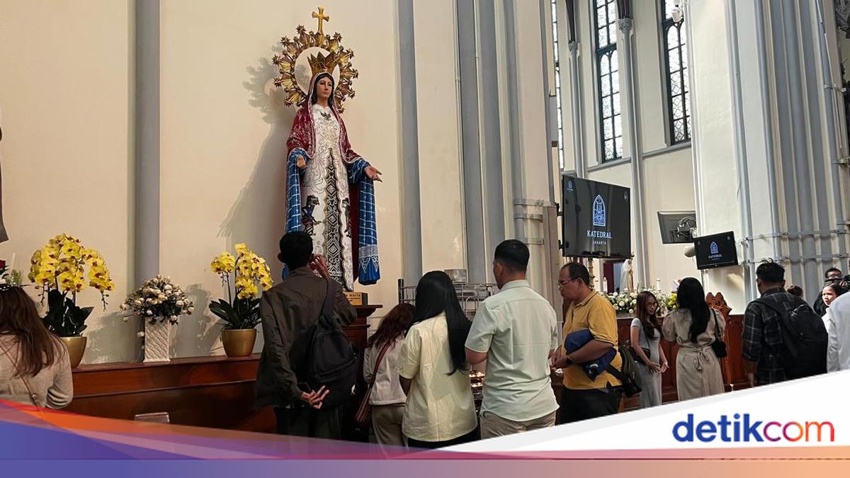 2.300 Umat Ikuti Misa Kenaikan Yesus Kristus di Gereja Katedral Jakarta Pagi Ini