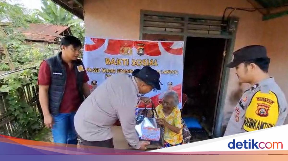 Polda Sumsel Salurkan Bantuan Sembako untuk Lansia di Empat Lawang