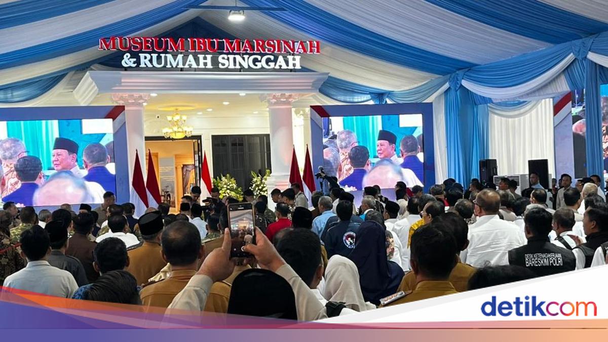 Prabowo Hadiri Peresmian Museum Ibu Marsinah di Nganjuk
