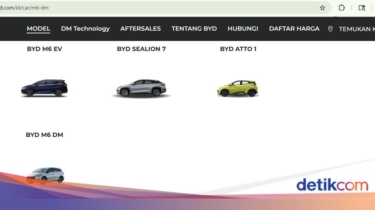 Mobil Baru BYD M6 PHEV Meluncur di Indonesia, Sudah Terdaftar Resmi