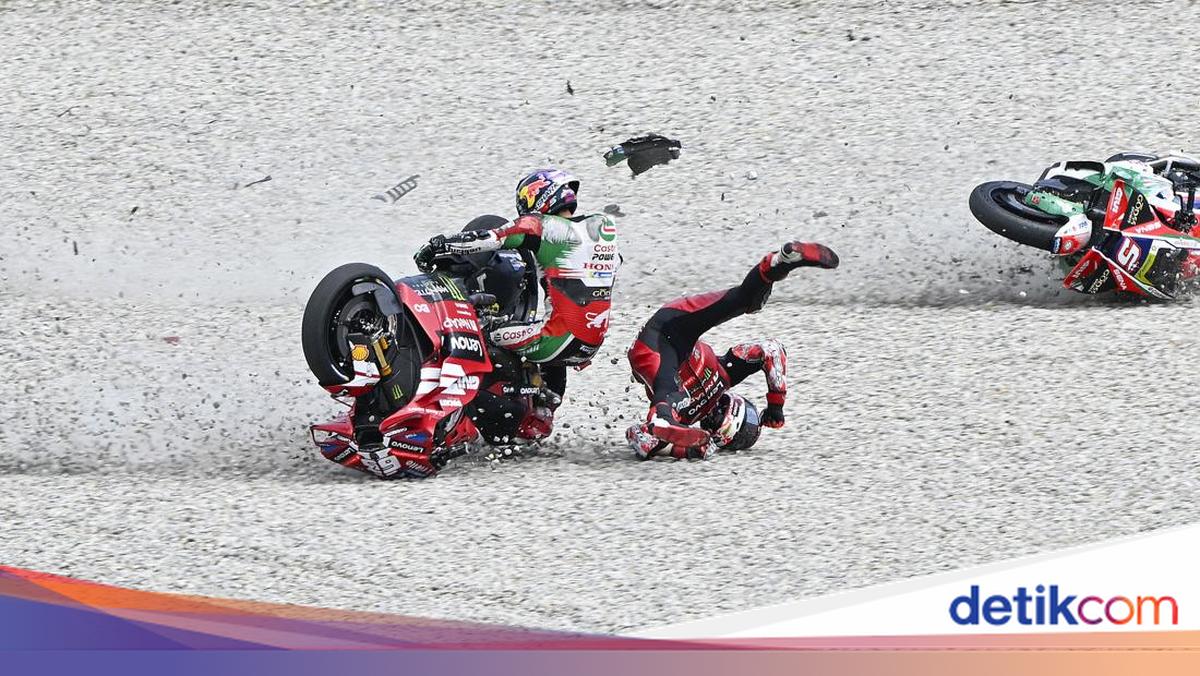Pebalap MotoGP Tuntut Ubah Titik Start Sirkuit Catalunya Usai Kecelakaan Horor