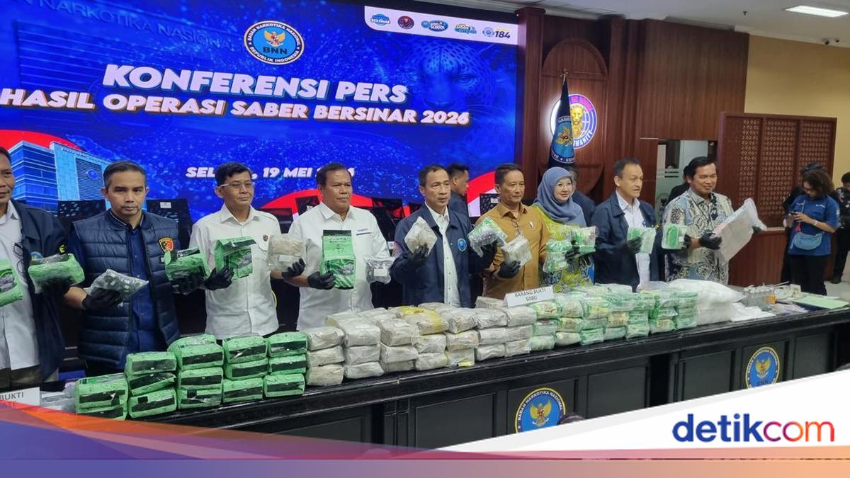 BNN Ungkap Sejumlah Kasus Narkoba Senilai Rp 211,4 M, 31 Tersangka Dijerat