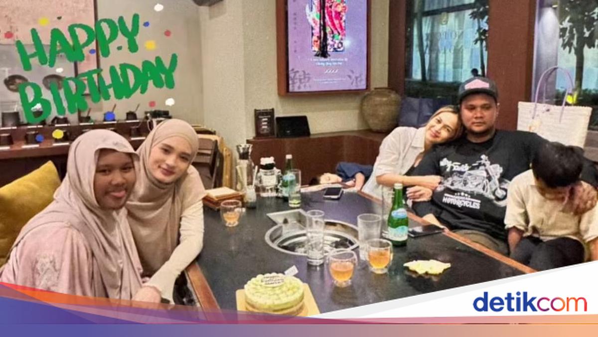 Inara Rusli, Virgoun dan Lindi Makan Bareng Rayakan Ultah Starla