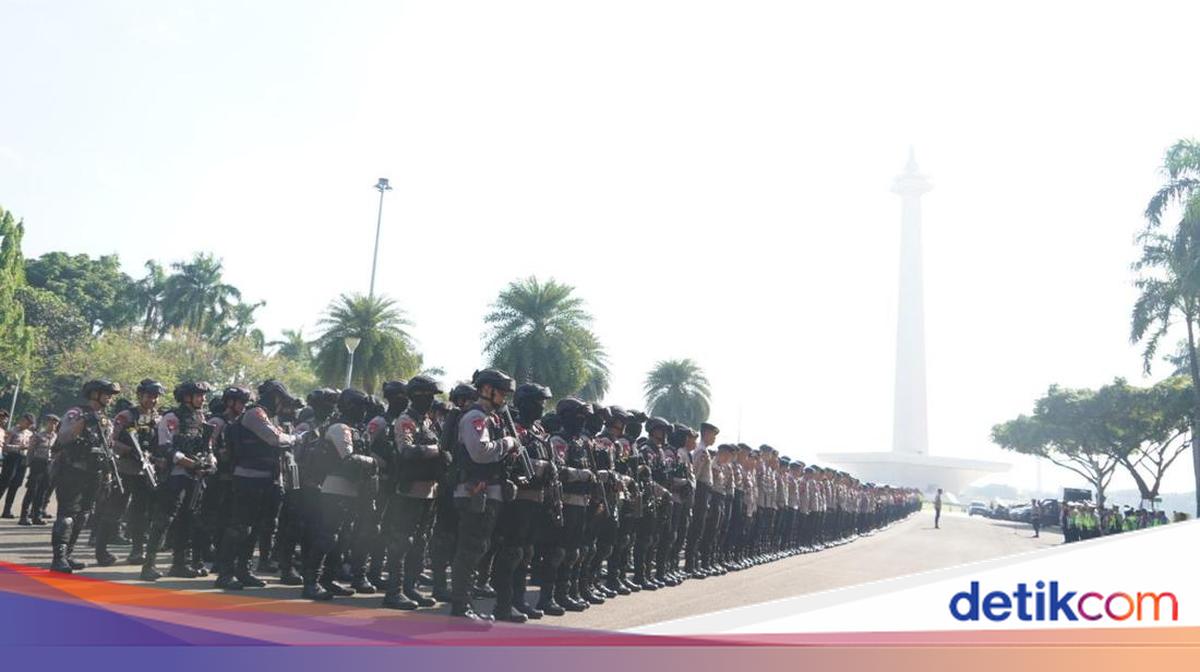 Jaga Demo di Jakpus, Polisi Pakai Pendekatan Humanis dan Profesional
