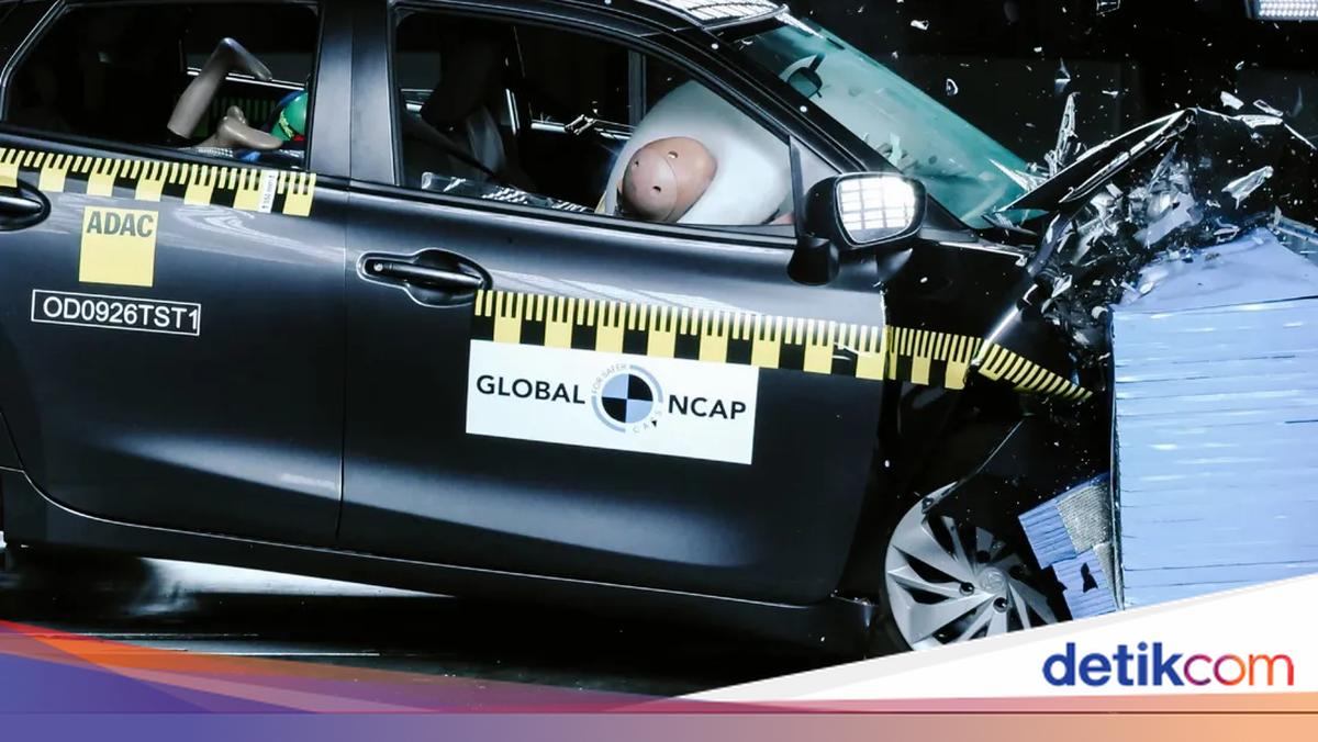 Toyota Starlet Dapat Skor Nol Bintang saat Tes Tabrak