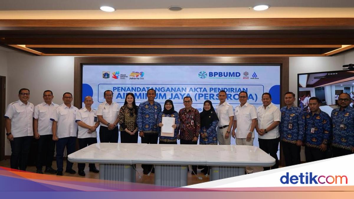 Akta Pendirian Perseroda PAM JAYA Resmi Ditandatangani