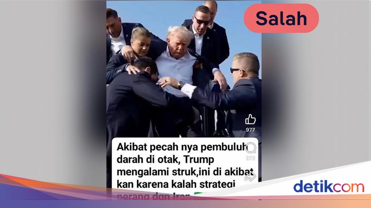 Cek Fakta: Video Trump Strok karena Kalah Perang dengan Iran? Ini Faktanya