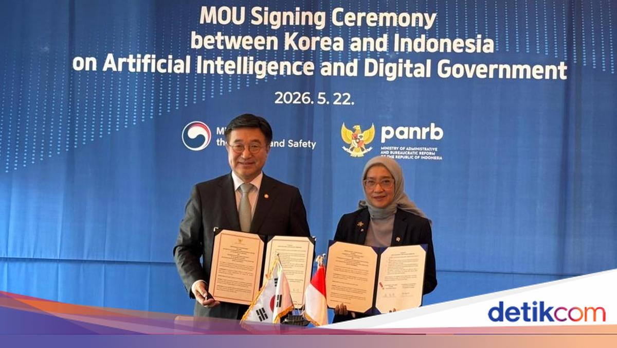 RI &amp; Korsel Teken MoU Pengembangan AI di Sektor Pemerintahan-Layanan Publik