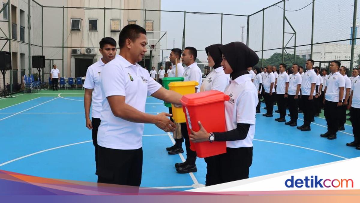 Arahan Kapolda Metro, Polres Depok Ikut Dorong Budaya Bersih dan Asri