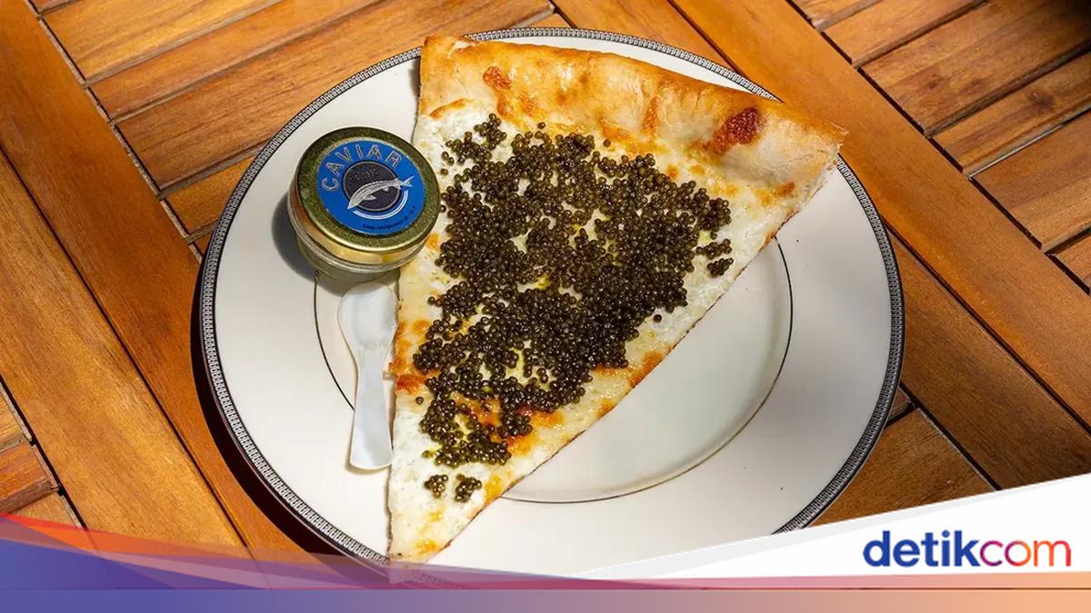 Wow! Pizza Rp1 Juta per Potong Ini Pakai Kaviar dan Adonan 60 Tahun