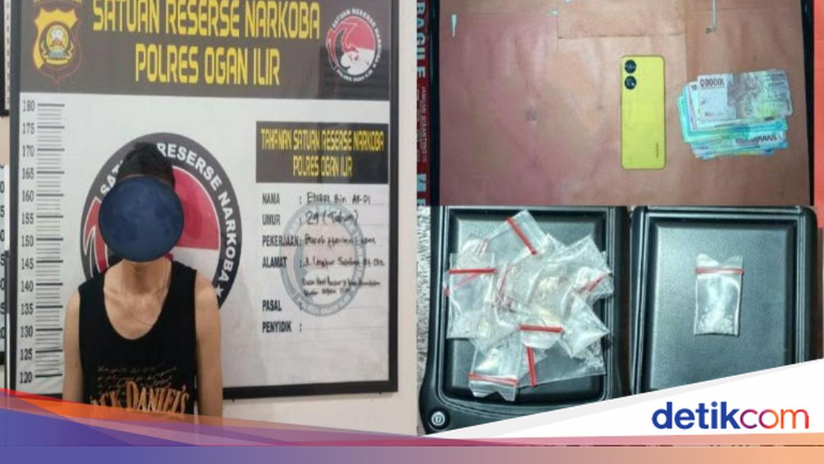 Bandar Sabu Ogan Ilir Tertangkap, 17 Paket 'Senjata' Dirampas