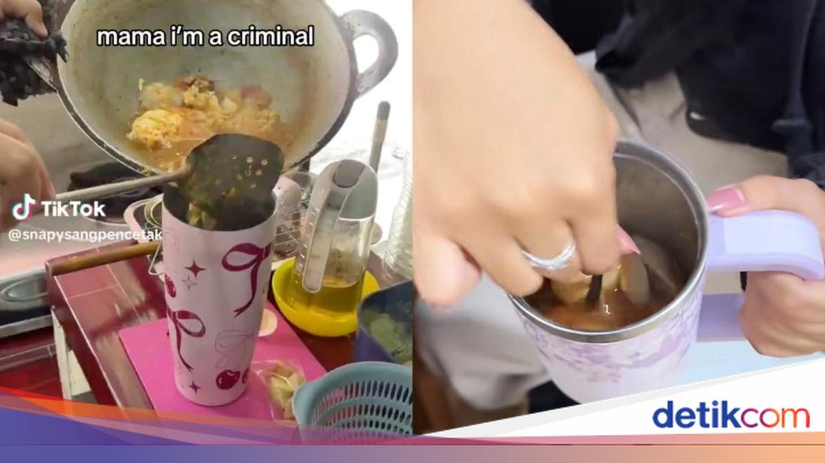 Bukan Buat Kopi Lagi, Tumbler Kini Dipakai Jadi Wadah Seblak dan Bakso!