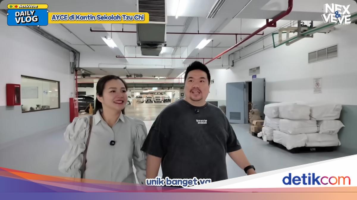 Seru! Nex Carlos Makan di Kantin Sekolah Tzu Chi, Cuci Piring Sendiri!