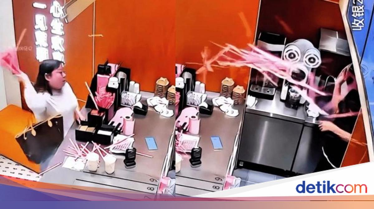 Viral! Wanita Ngamuk di Gerai Milk Tea Gegara Kurang 2 Sedotan