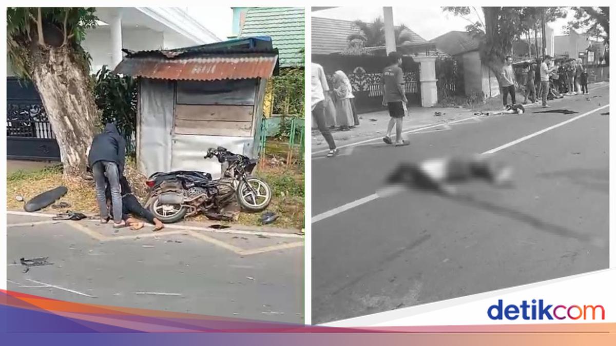 Detik-detik Kecelakaan Maut Libatkan Tiga Motor di Lubuklinggau