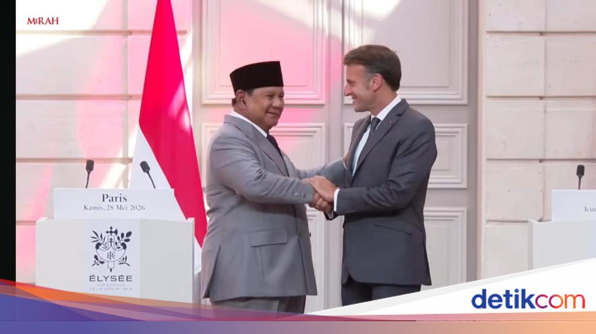 Prabowo Bertemu Macron di Paris, Bahas Pendidikan hingga Investasi