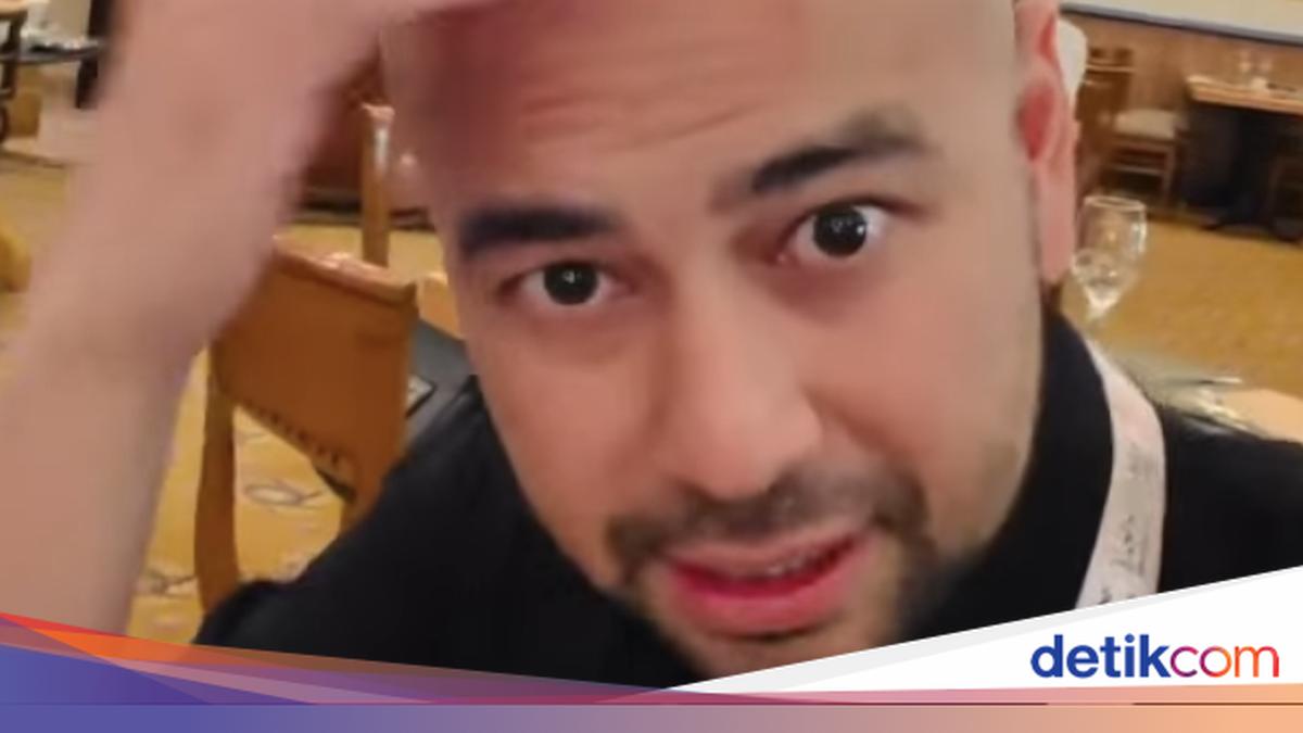 Respons Rayyanza Lihat Raffi Ahmad Botak saat Haji