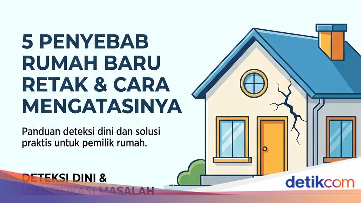 Rumah Baru Sudah Retak-retak? Ini 5 Penyebab yang Sering Terjadi
