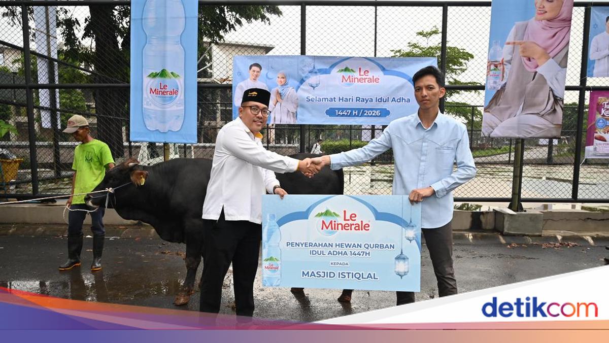 Le Minerale Salurkan Hewan Kurban ke Masjid Istiqlal pada Idul Adha 2026