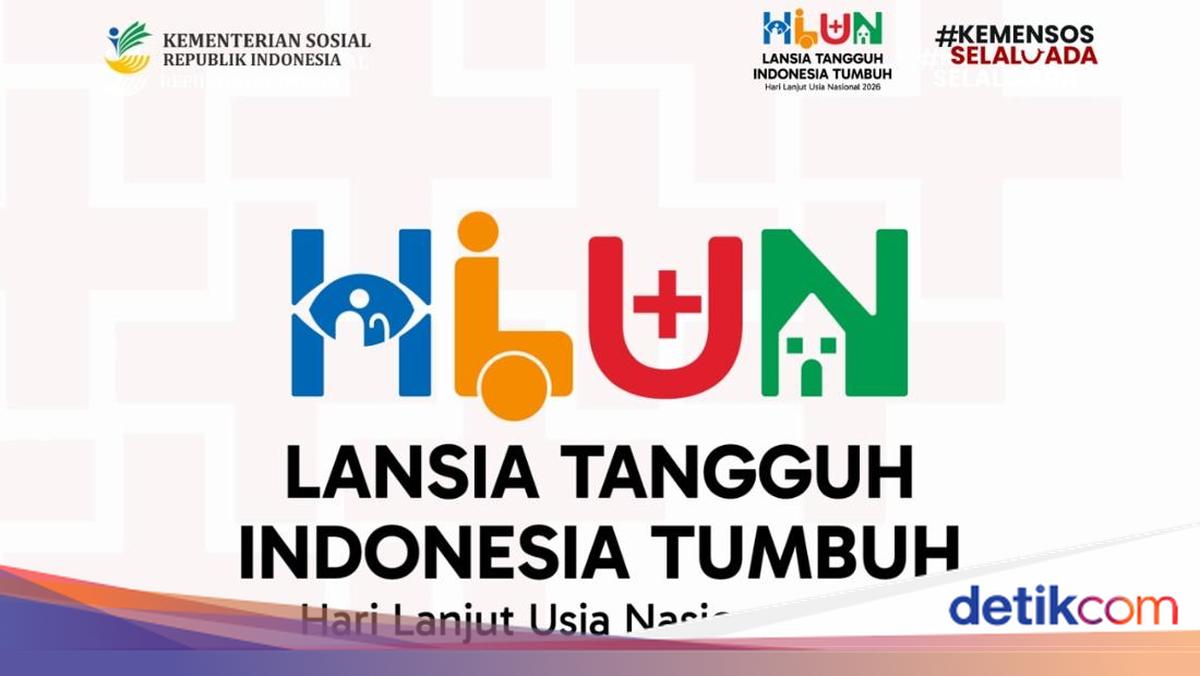 Download Tema dan Logo Hari Lansia Nasional 2026 Kementerian Sosial