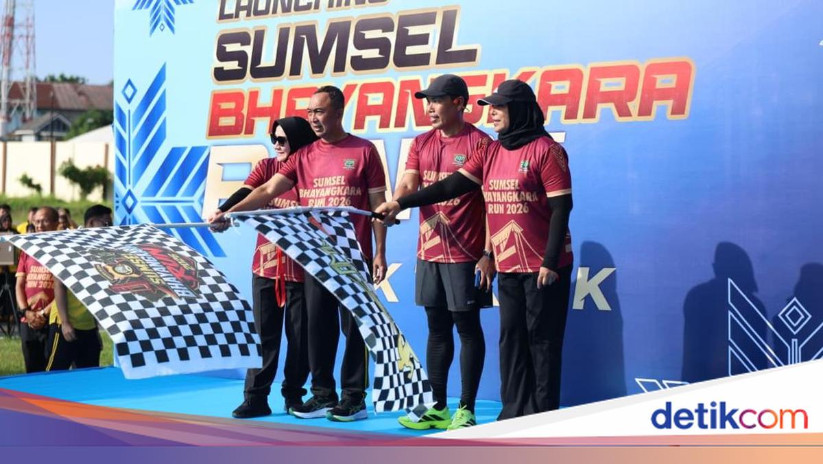 Sambut Hari Bhayangkara ke-80, Polda Sumsel Gelar Sumsel Bhayangkara Run 2026
