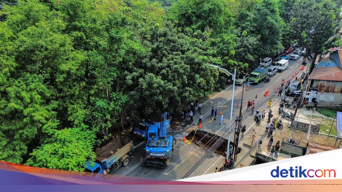 Jalan di Lenteng Agung Amblas, Pemprov DKI Antisipasi Sinkhole di Titik Lain