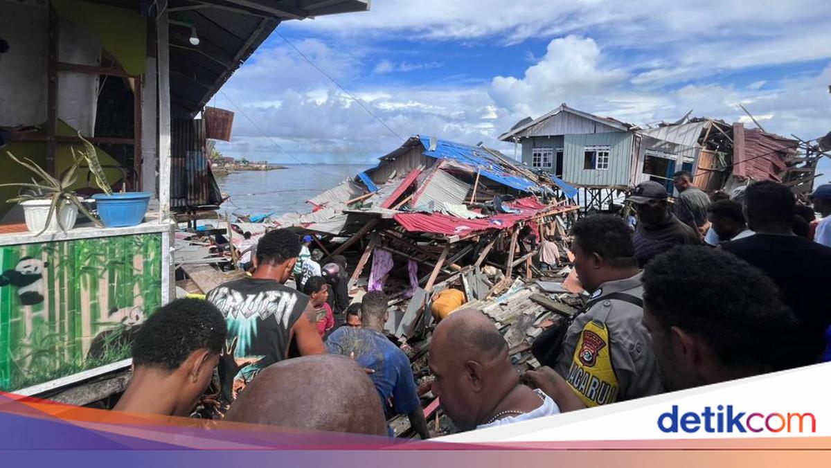 10 Rumah di Biak Numfor Rusak Akibat Ledakan Bom Sisa Perang Dunia II