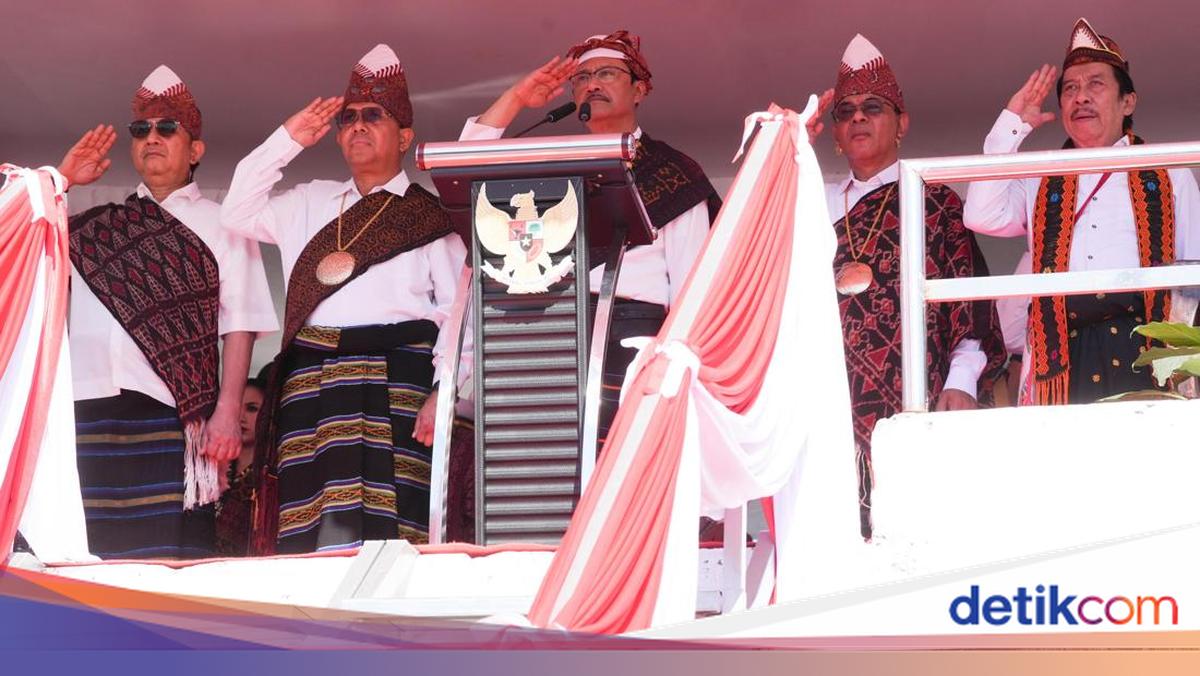 Mensos Pimpin Upacara Peringatan Hari Lahir Pancasila di Kabupaten Ende