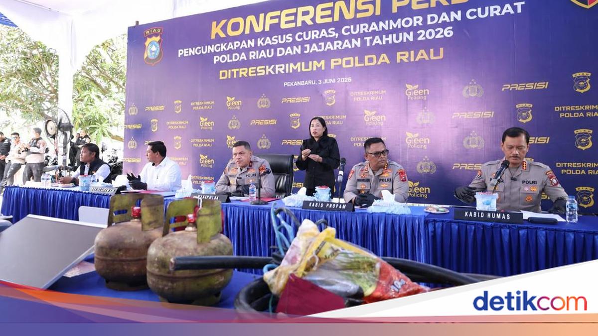 Polda Riau Ungkap 1.333 Kasus Kejahatan Jalanan, Ratusan Tersangka Dijerat