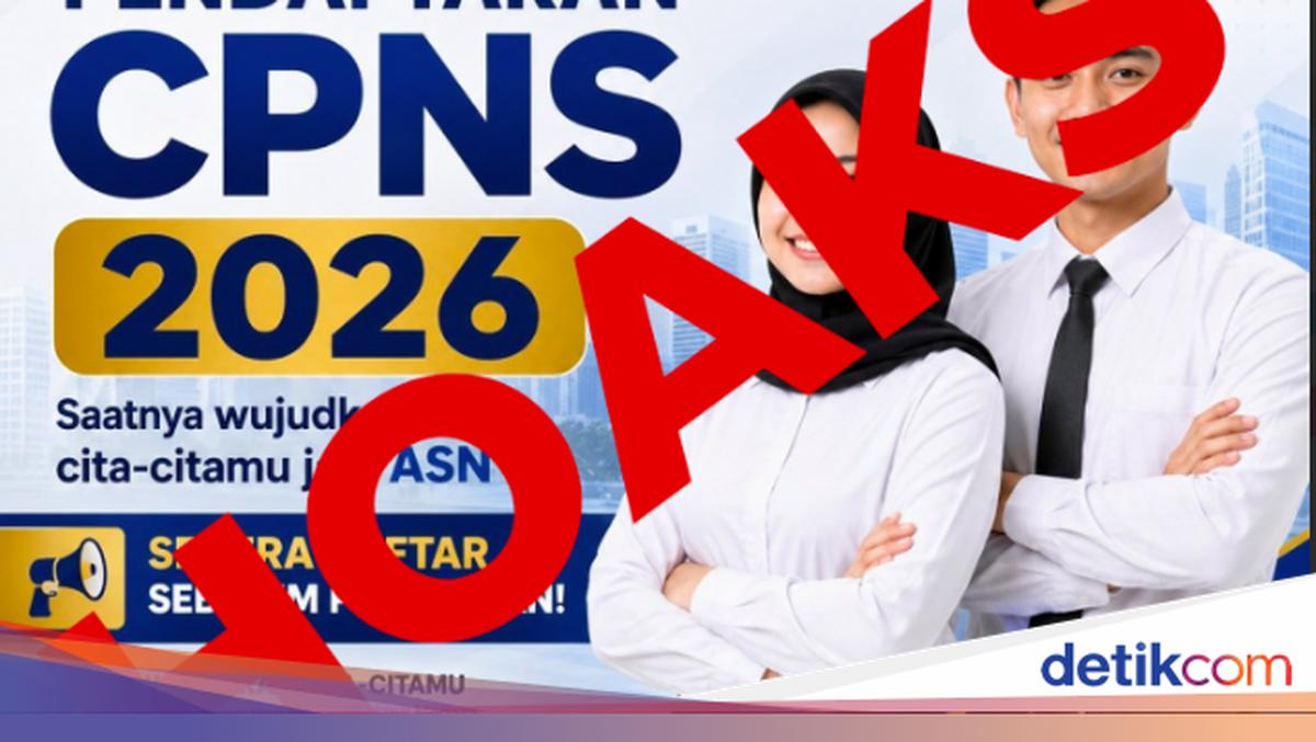 Poster Pendaftaran CPNS 2026 Hoaks!