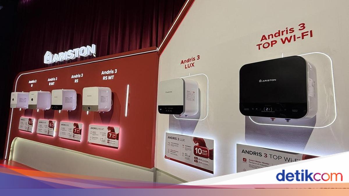 Ariston Rilis Pemanas Air Canggih Andris 3, Bisa Dikontrol Pakai HP